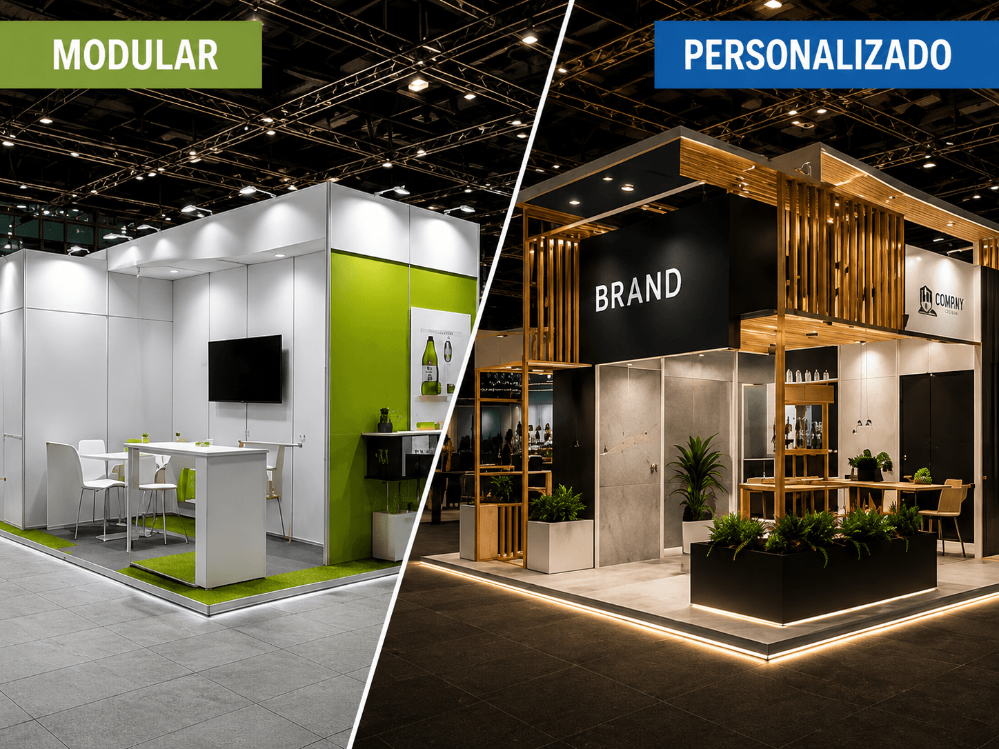 Diseño de stand personalizado para feria